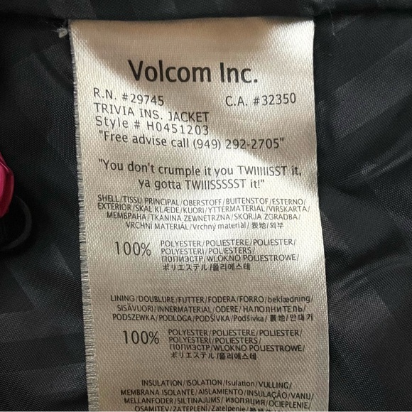 Volcom Snowboard Jacket - Picture 8 of 9